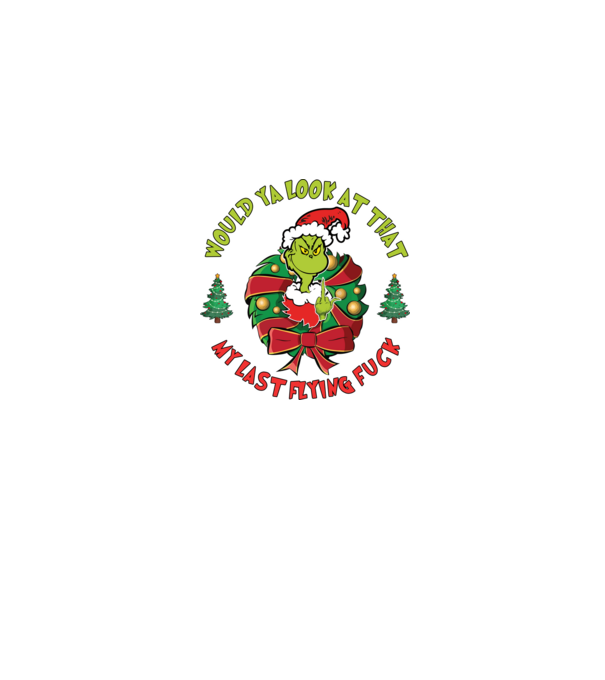 Would ya look at that - Grinch model albastru jeanși pe tricou