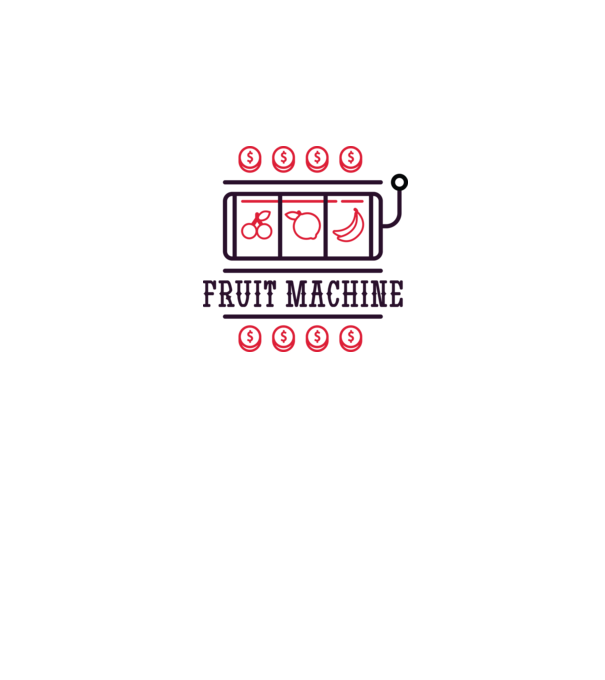 Fruit Machine Slot Machine model alb pe tricou
