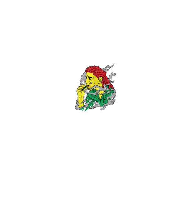 Dreadlock model negru pe tricou
