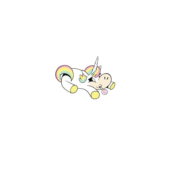 Unicorn bolnav model gri pe tricou