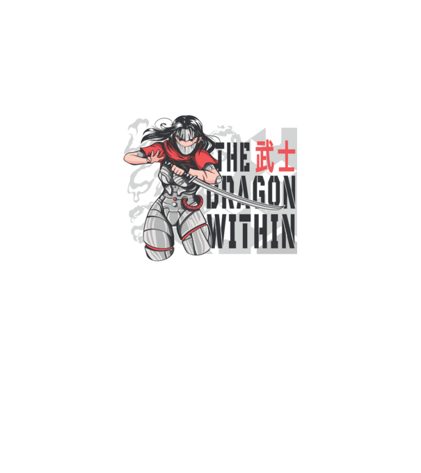 Cyborg Ninja fată Anime model alb pe tricou