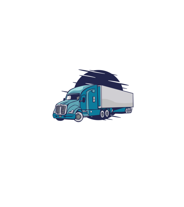 Tricou Șofer de camion model alb pe tricou