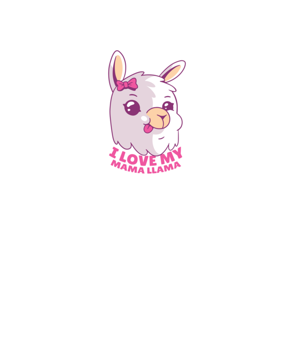 I Love My Papa Llama tricou drăguț cu lamă pentru bunica model mov pe tricou