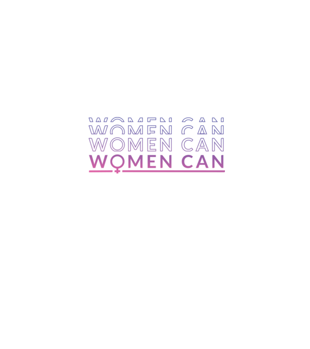 Women Can Ziua femeii model alb pe tricou