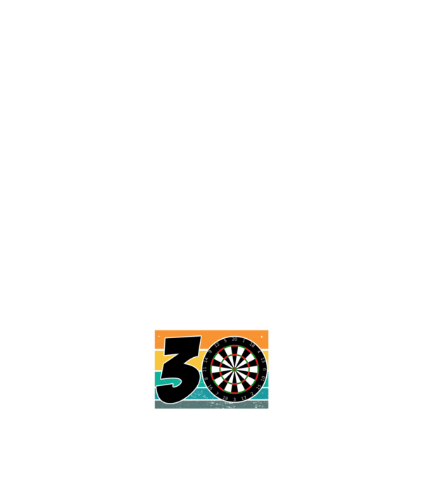 'I''m not 30 I''m double 15 darts birthday' model negru pe tricou