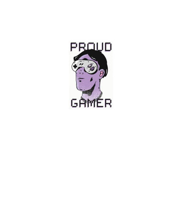 Ochelarii VR Proud Gamer model turcoaz pe tricou