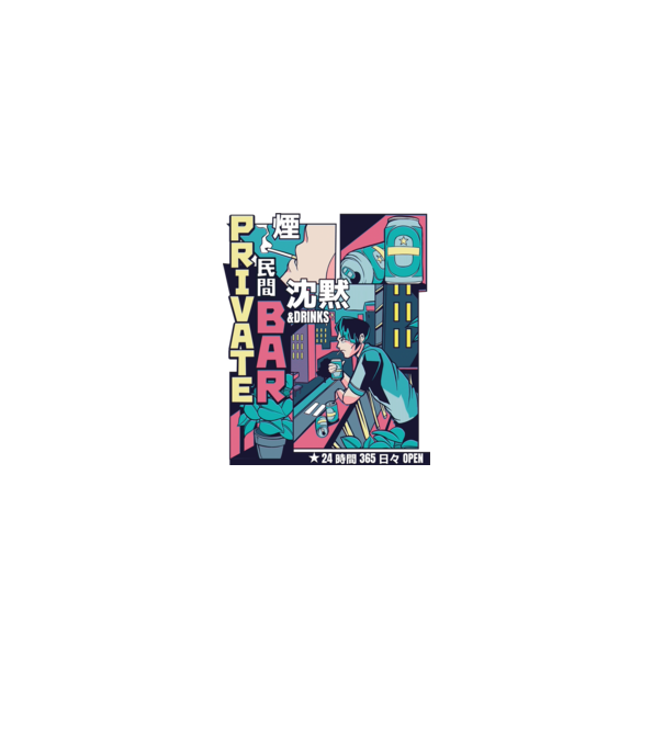 Anime Vaporwave benzi desenate model alb pe tricou