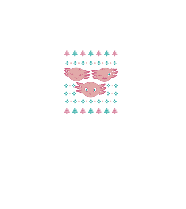 Pulover urât Axolotl model negru pe tricou