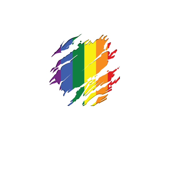 Steag LGBTQ model negru pe tricou