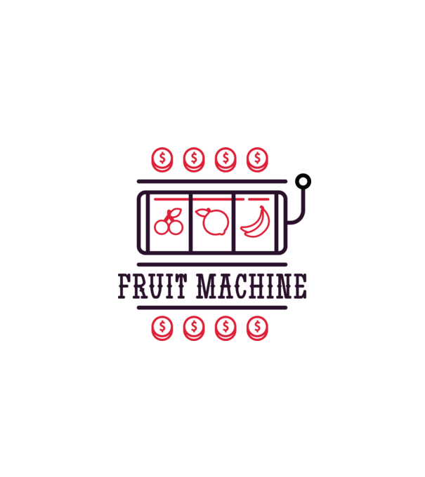 Fruit Machine Slot Machine model alb pe tricou