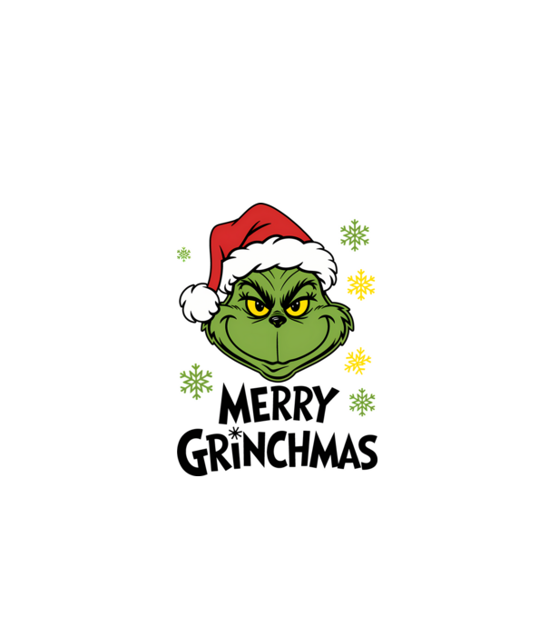 Merry Grinchmas Alb model alb pe tricou