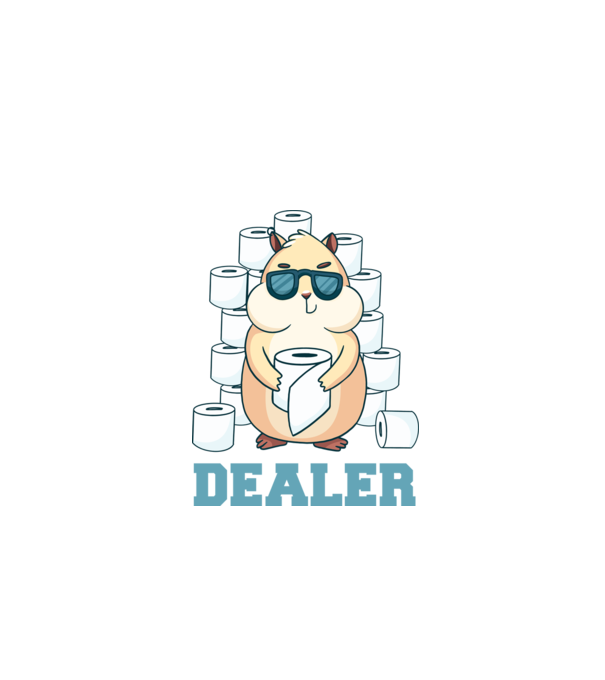 Dealer model negru pe tricou