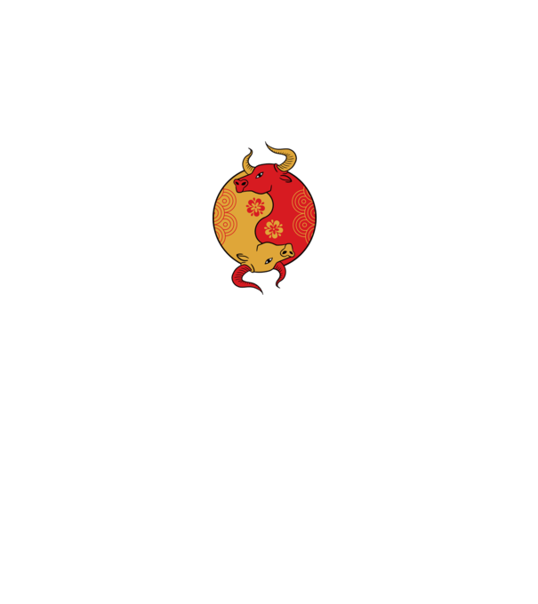 Bivol Yin Yang model gri pe tricou