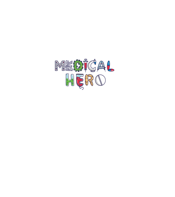 Medical Hero - Eroi de zi cu zi model roz deschis pe tricou