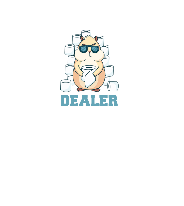 Dealer model negru pe tricou