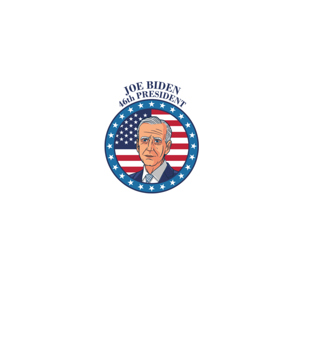 Joe Biden cel de-al 46-lea președinte al SUA model alb pe tricou