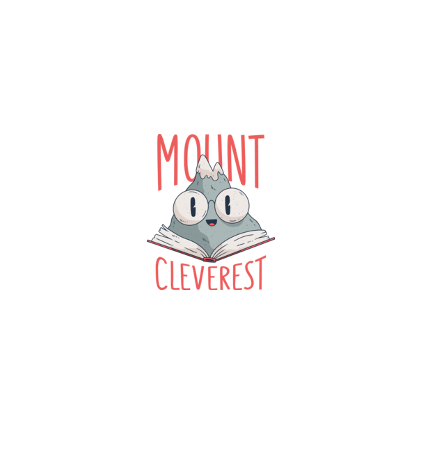Tricou Mount Cleverest model alb pe tricou