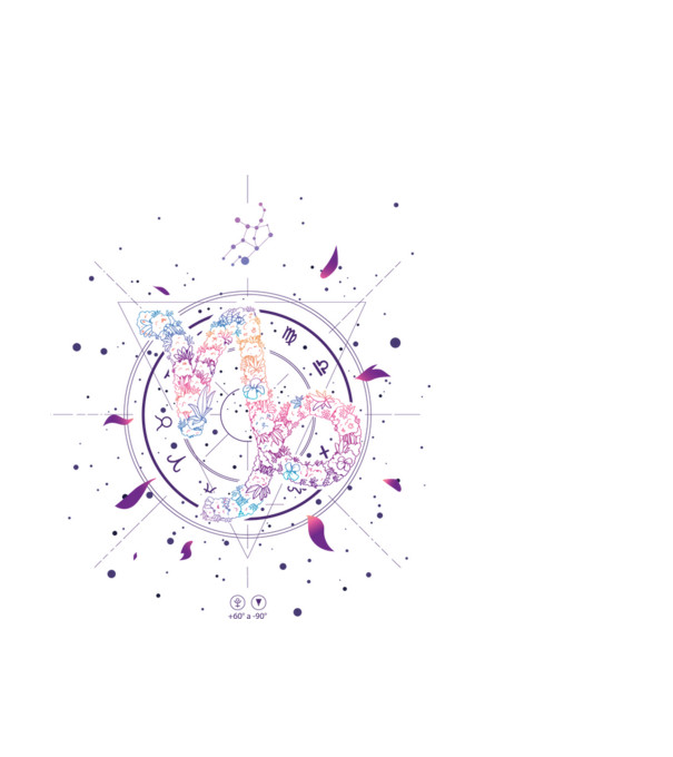 Capricorn Zodiac model alb pe tricou