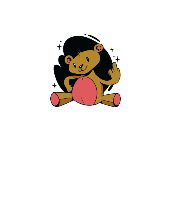 Ursuleț Teddy hain model gri pe tricou