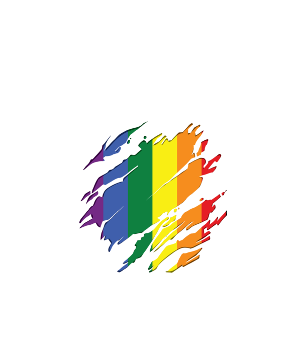 Steag LGBTQ model negru pe tricou