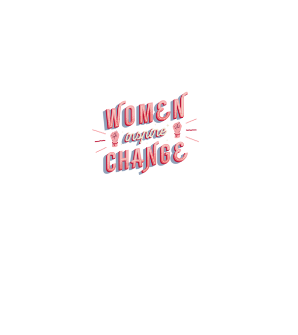 Women inspire change Ziua Femeii model nisipiu pe tricou