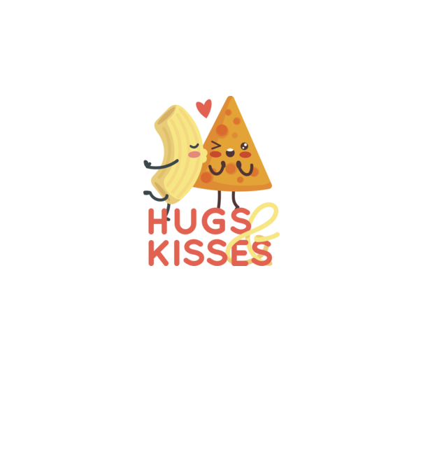 'Hawaii pizza dragoste tricou drăguț Valentine''s Day' model gri închis pe tricou