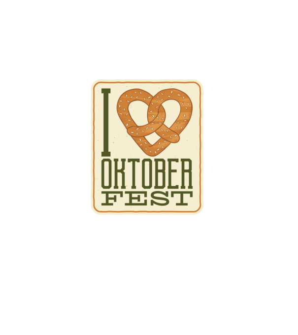 I Love Oktoberfest model negru pe tricou
