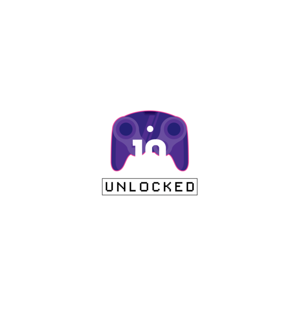 Level 10 Unlocked Gamer Birthday model negru pe tricou