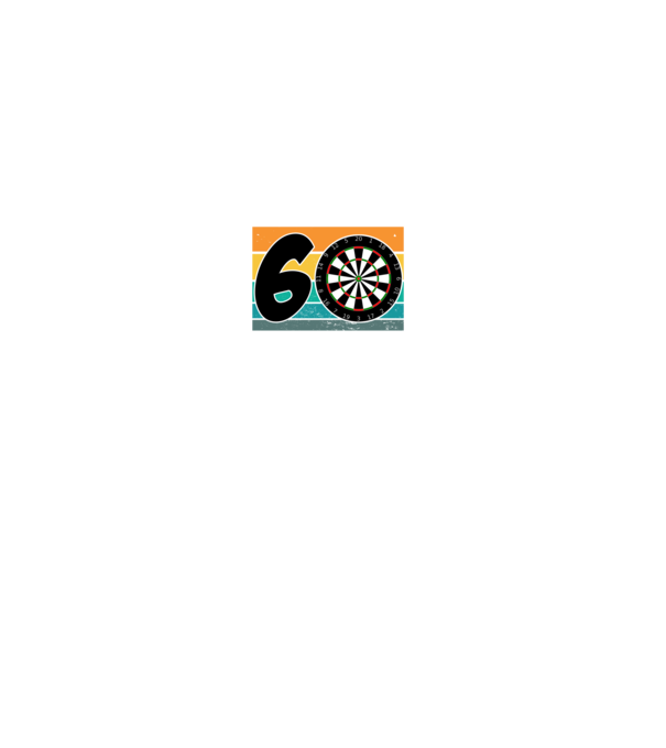 'I''m not 60 I''m triple 20 darts birthday' model gri pe tricou