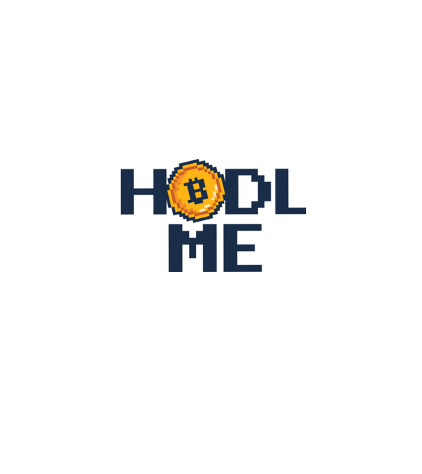 Hodl Me Bitcoin model alb pe tricou