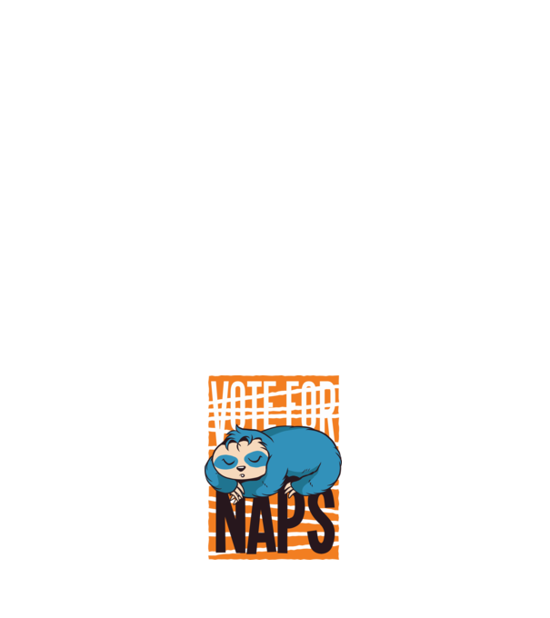 Votez pentru relaxare Leneș model negru pe tricou