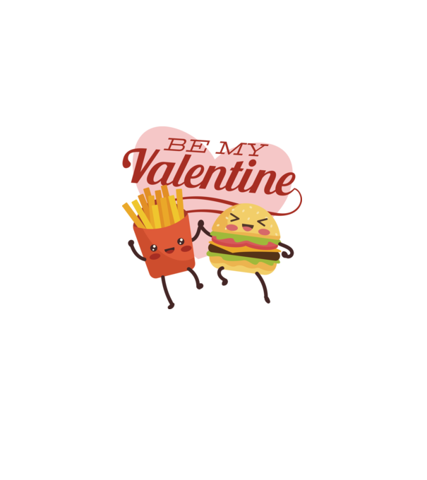Be my Valentine - Fii dragostea mea tricou pentru Valentine s Day model alb pe tricou