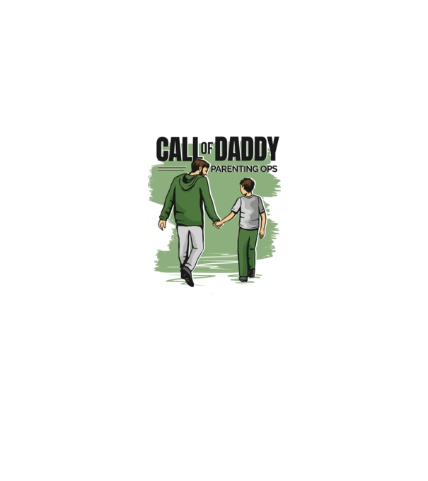 Call of Daddy - Pentru tata model mentă pe tricou