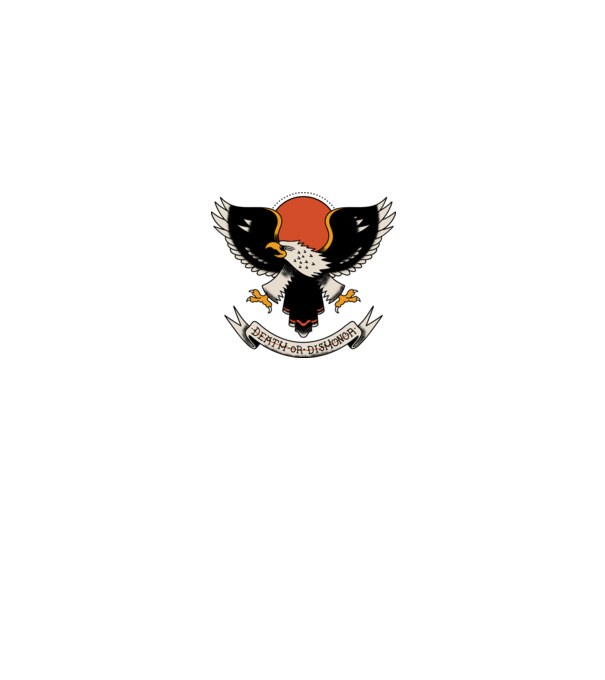 Eagle Tatuaj model turcoaz pe tricou