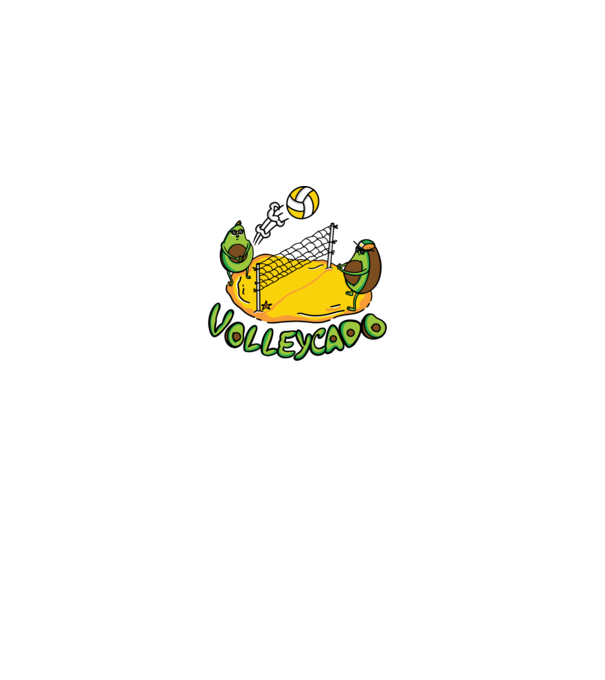 Avocado Volei model gri pe tricou