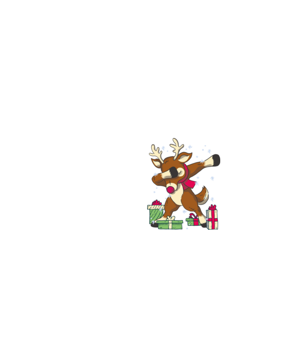 Rudolph DAB model negru pe tricou