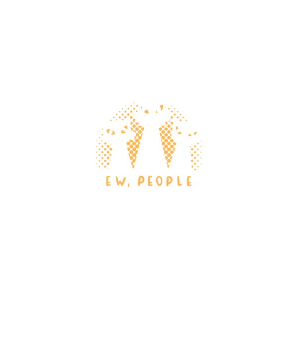 ew, people model negru pe tricou