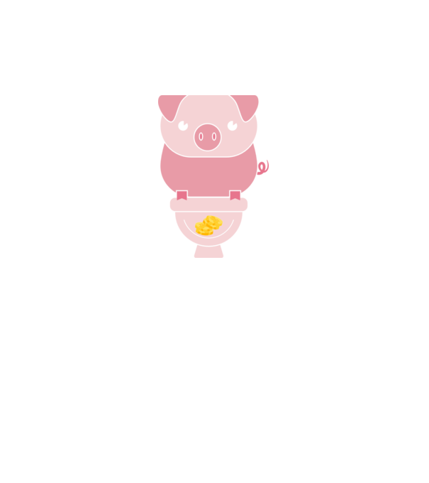Little Pig model gri pe tricou