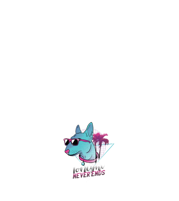 Bullterrier Neon Retro tricou amuzant model albastru închis pe tricou