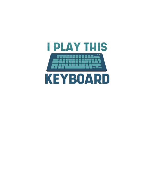 Tastatura Gamer model alb pe tricou