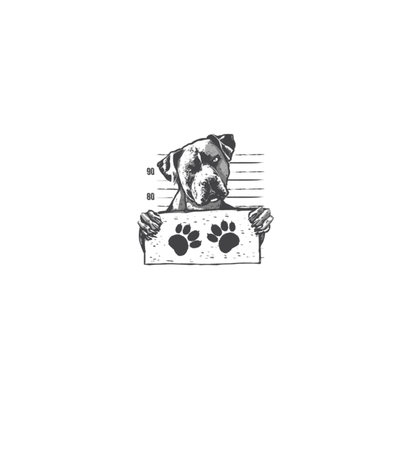 Staffordshire Terrier Închisoare model albastru deschis pe tricou