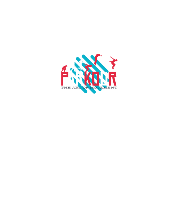 Parkour - Arta mișcării model gri pe tricou