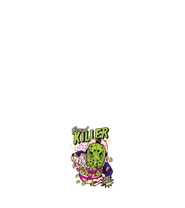 Cereal Killer model negru pe tricou