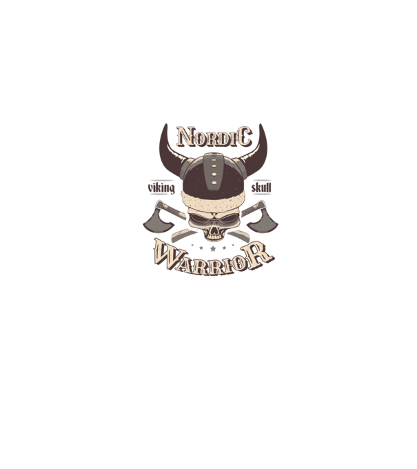 Nordic Warrior model albastru jeanși pe tricou