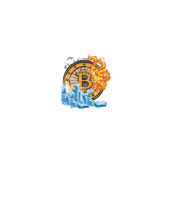 Logo Bitcoin model gri pe tricou