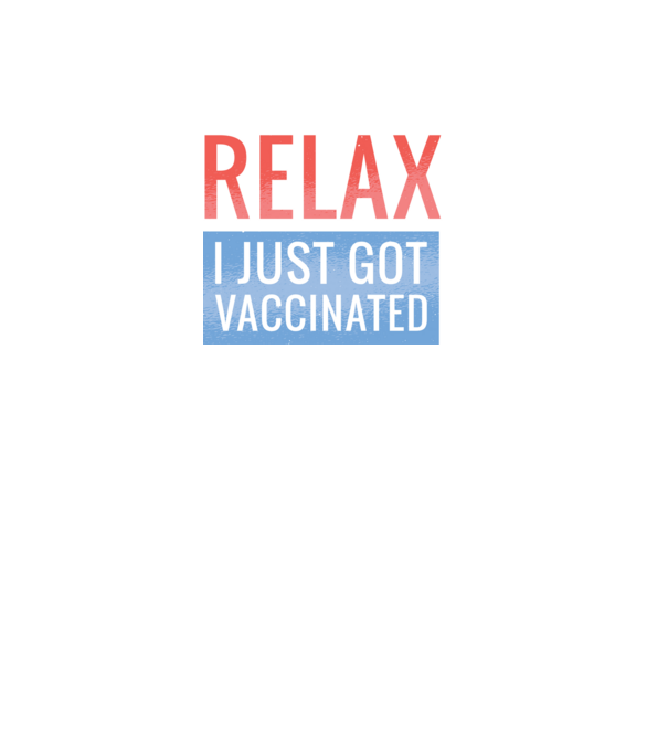 Fii calm, sunt vaccinat model negru pe tricou