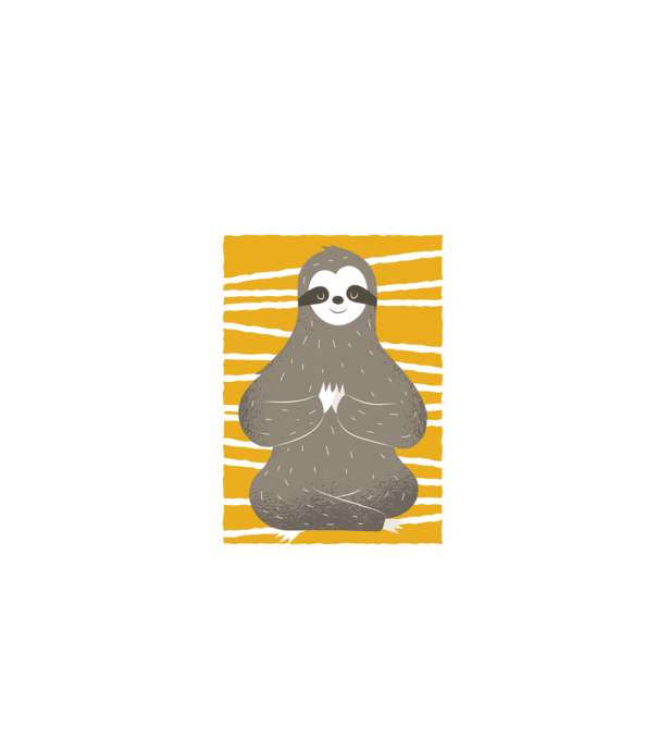 Yoga Leneș model negru pe tricou