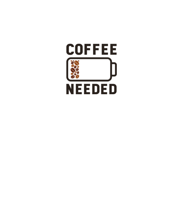 Am nevoie de cafea model alb pe tricou