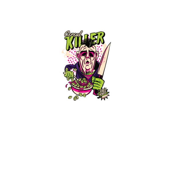 Cereale Killer Fulgi de cereale model negru pe tricou