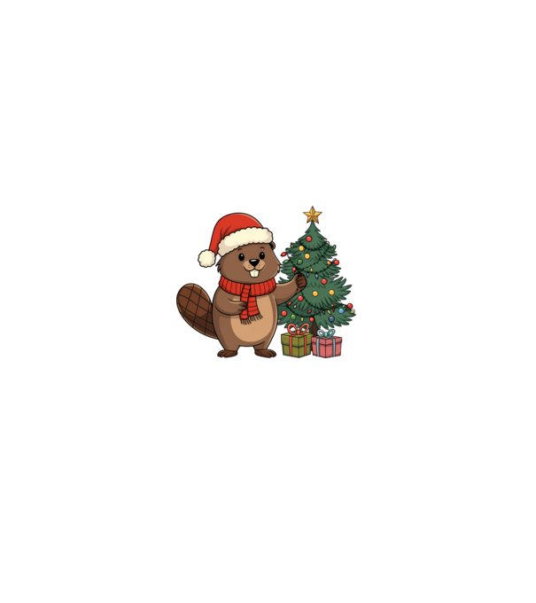 Bober Kurwa Christmas 2 model gri pe tricou